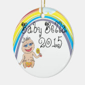 ベビーの虹の漫画 セラミックオーナメント (左)