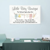 ベビーの衣類のClotheslineは衣服のブティックをからかいます 横断幕 (トレードショー)