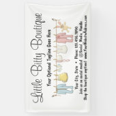 ベビーの衣類のClotheslineは衣服のブティックをからかいます 横断幕 (縦)