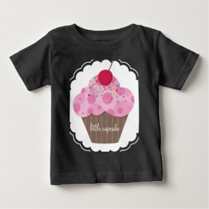 ベビーの衣類:: 甘いカップケーキ ベビーTシャツ