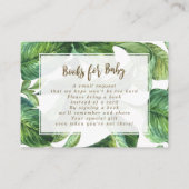 ベビーの要求のための本は熱帯葉を梳きます エンクロージャーカード (正面)