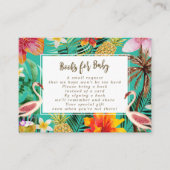 ベビーの要求カードフラミンゴのための本 エンクロージャーカード (正面)