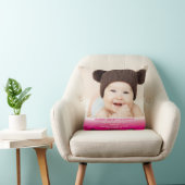 ベビーの誕生レコードの統計情報の写真 クッション (椅子)