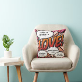 ベビーの誕生情報コミックブックポップアート記念品 クッション (椅子)