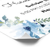 ベビーの誕生情報 フラワーデザイン フォトプリント            (角)