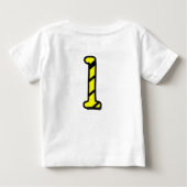 ベビーの誕生日-のまわりに1 ベビーTシャツ (裏面)