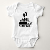 ベビーの読み込み中お待ちください ベビーボディスーツ (正面)