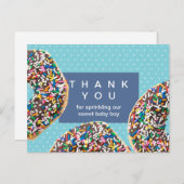 ベビーの赤ちゃんシャワーを振りかける ポストカード (正面/裏面)