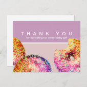 ベビーの赤ちゃんシャワーを振りかける ポストカード (正面/裏面)