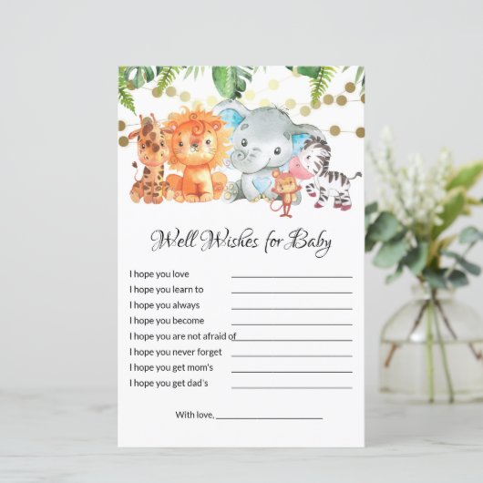 ベビーの赤ちゃんシャワーゲームのご希望 (スタンド正面)