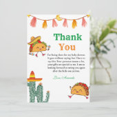 ベビーの赤ちゃんシャワーサンキューカード 招待状 (スタンド正面)