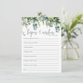 ベビーの赤ちゃんシャワー挿入の希望 エンクロージャーカード (スタンド正面)