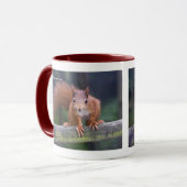 ベビーの赤のマグ マグカップ (正面左)