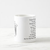 ベビーの足跡 コーヒーマグカップ (中央)
