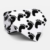 ベビーの足跡 ネクタイ (ロール)