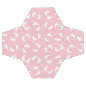 ベビーの足跡、ベビーの足、足跡、ピンクガール サッカーボール (フラット)