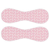 ベビーの足跡、ベビーの足、足跡、ピンクガール ソフトボール (パネル)