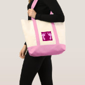 ベビーの足跡（女の子） トートバッグ (正面(商品))