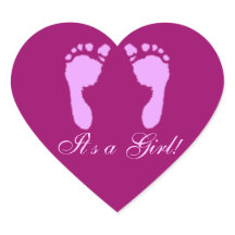 ベビーの足跡（女の子）