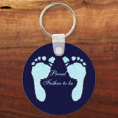 ベビーの足跡(少年) キーホルダー (正面)