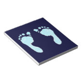 ベビーの足跡（少年） ノートパッド (アングル)