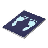 ベビーの足跡（少年） ノートパッド (回転)