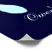 ベビーの足跡（少年） ポスター (角)