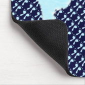 ベビーの足跡（少年） マウスパッド (コーナー)