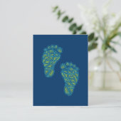 ベビーの足跡 招待状 (スタンド正面)