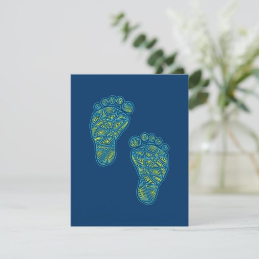 ベビーの足跡 招待状 (スタンド正面)