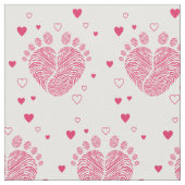 ベビーの足音 ファブリック (クローズアップ)