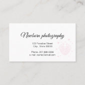 ベビーの足音 名刺 (裏面)