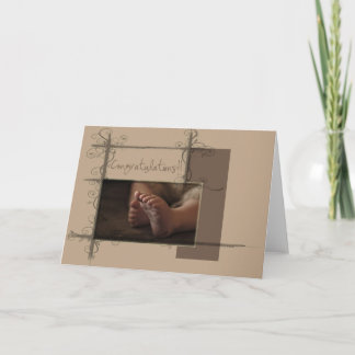 ベビーの足 カード