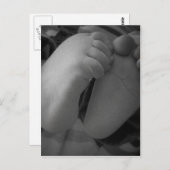 ベビーの足 ポストカード (正面/裏面)