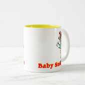 ベビーの軽蔑のしぐさのカスタマイズ可能なマグ ツートーンマグカップ (正面右)