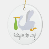 ベビーの途中 セラミックオーナメント (左)