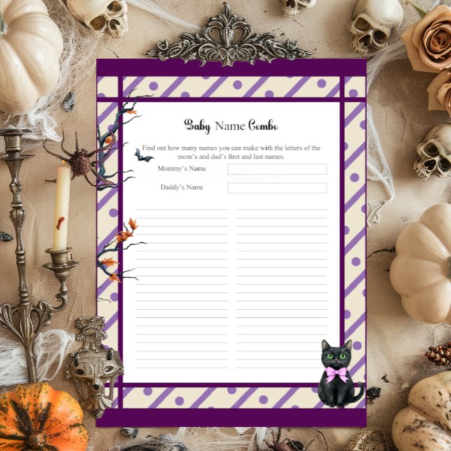 ベビーの醸造_ベビー名コンボシャワーゲーム レターヘッド (クリエイターアップロード済み)