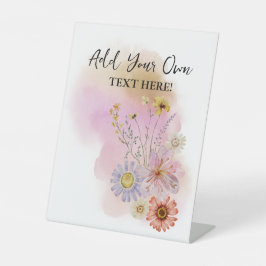 ベビーの開花の追加文字 台座サイン