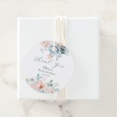 ベビーの開花ほこりっぽいブルーベビーシャワー フェイバータグ (インサイチュ)