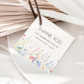 ベビーの開花エレガントワイルドフラワーベビーシャワー フェイバータグ