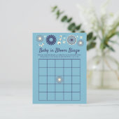 ベビーの開花シャワービンゴゲームカード 案内ポストカード (スタンド正面)