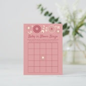 ベビーの開花シャワービンゴゲームカード 案内ポストカード (スタンド正面)