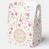 ベビーの開花シャワーピンクヴィンテージ花女 フェイバーボックス (オープン)
