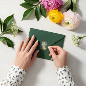 ベビーの開花フローラ黄色の雨のブートありがとう ラウンドシール