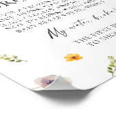 ベビーの開花ベイビーシャワー私の水が壊れたゲーム ポスター (角)