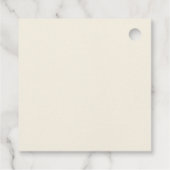 ベビーの開花ワイルドフラワーフローラベビーシャワー フェイバータグ (裏面)