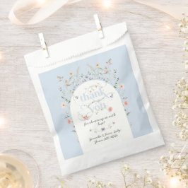 ベビーの開花ワイルドフラワーブルーボーイベビーシャワー フェイバーバッグ