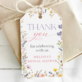 ベビーの開花ワイルドフラワーベイビーシャワーギフトラベル ギフトタグ