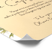 ベビーの開花ワイルドフラワーベイビーシャワータイムカプセル ポスター (角)