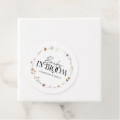 ベビーの開花ワイルドフラワーベビーシャワー招待 フェイバータグ (インサイチュ)